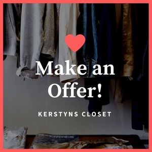 no prices are final: send me an offer on any item